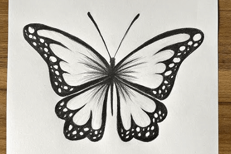 Drawing:Q5pbirjjkfa= Butterfly
