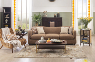 Elevate Your Living Area with Our Stylish 3 and a couple of Seater Sofas